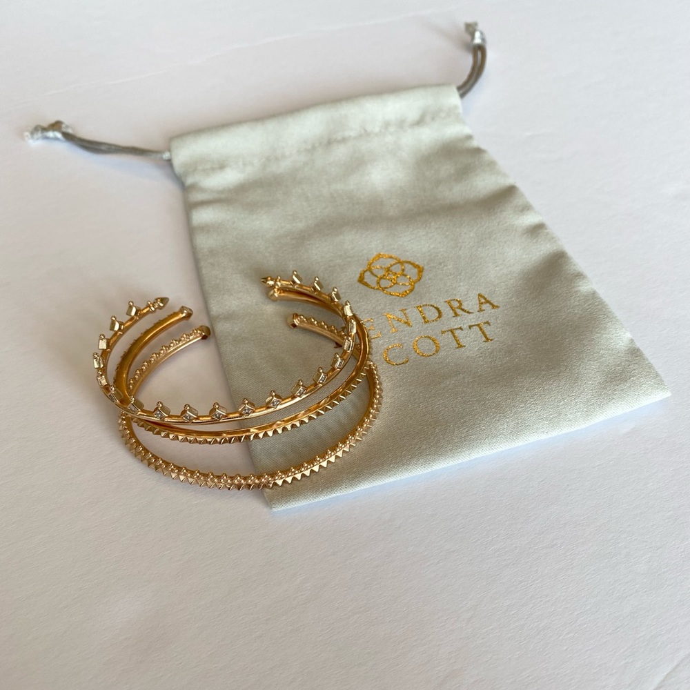 Kendra Scott Rose Gold Delphine Cuff Set